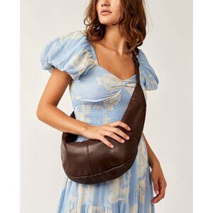Free People Dark Brown Shoulder Bag